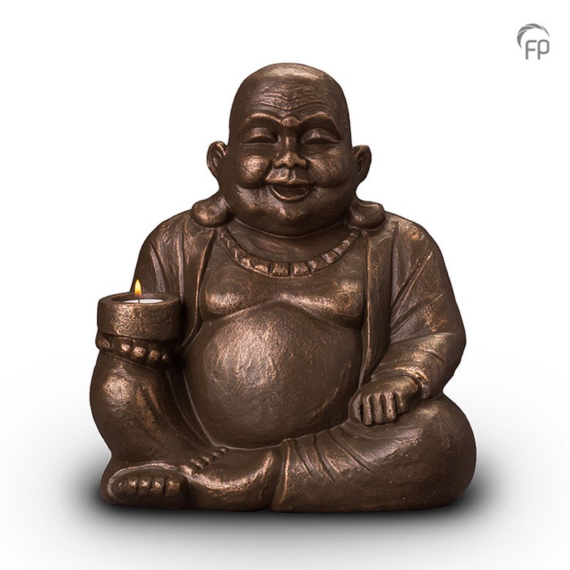 Sierurn GK groot  "Boeddha met waxinelicht"